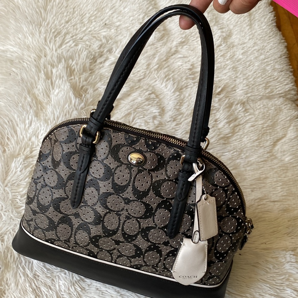 New Authentic Peyton Perforated Monogram Luxury B… - image 1